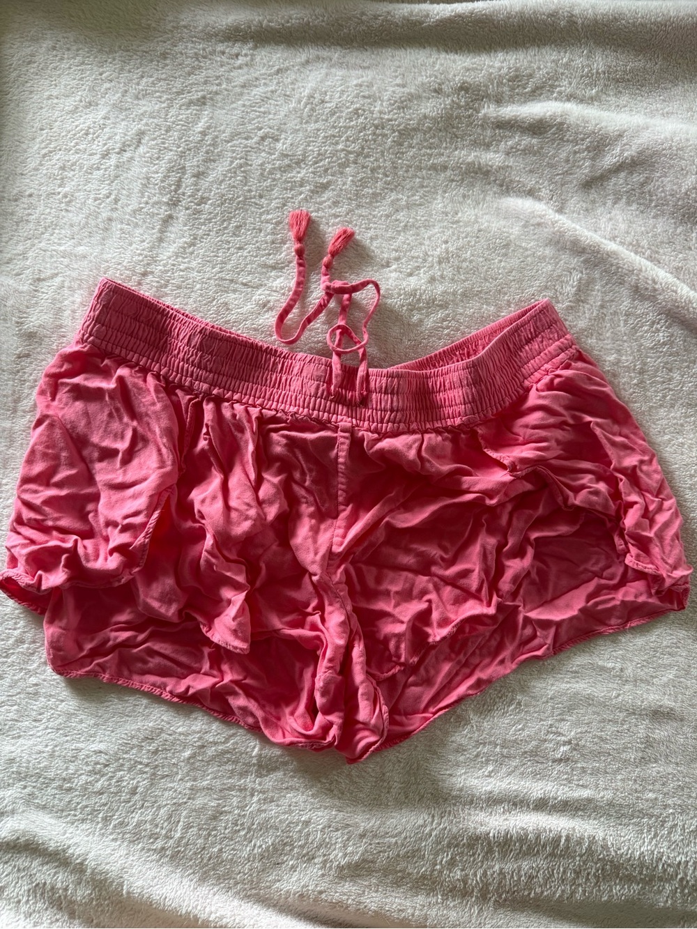 Aerie Women's Pink Drawstring Lounge Shorts